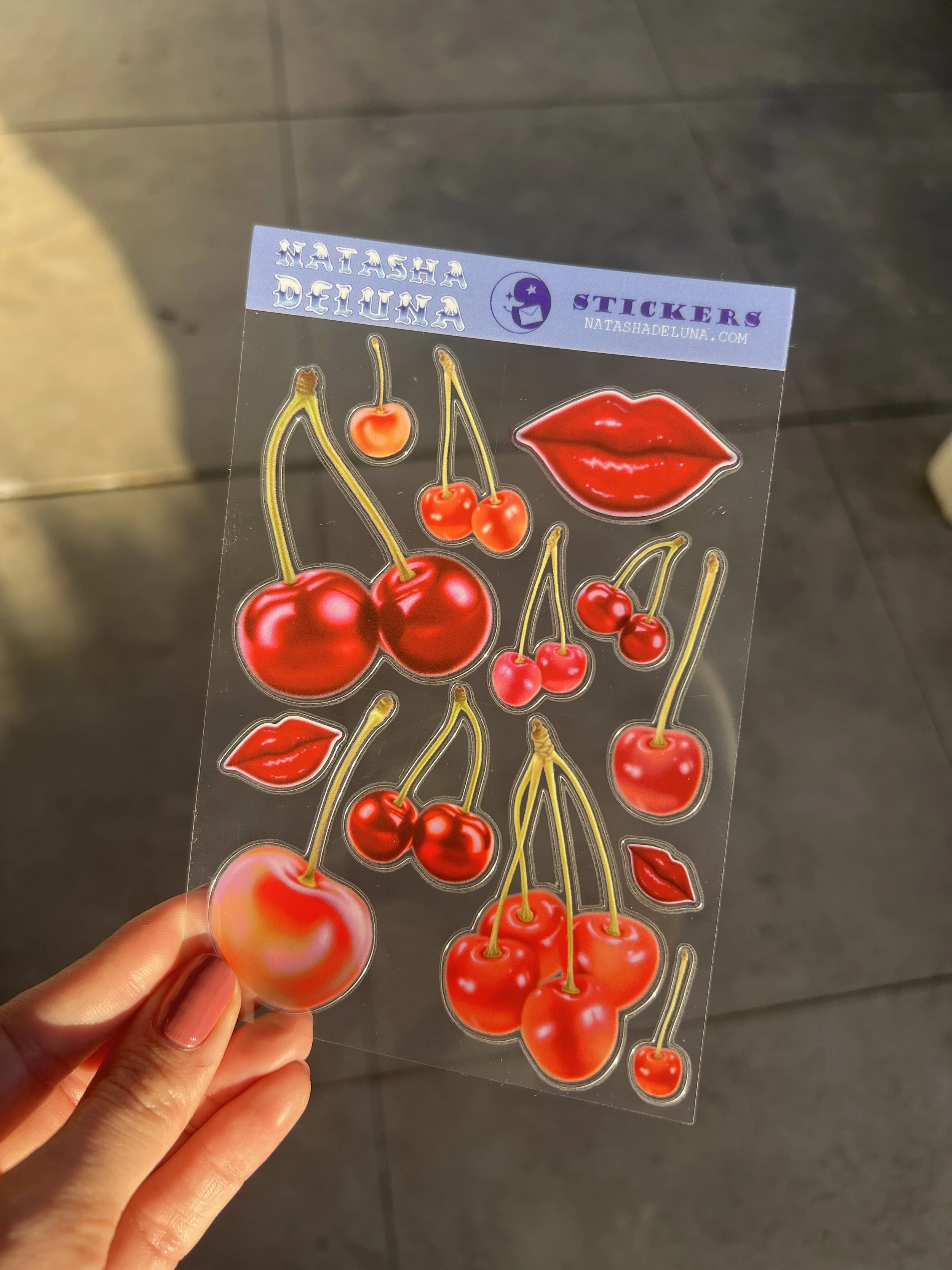 Cherry Sticker Sheet