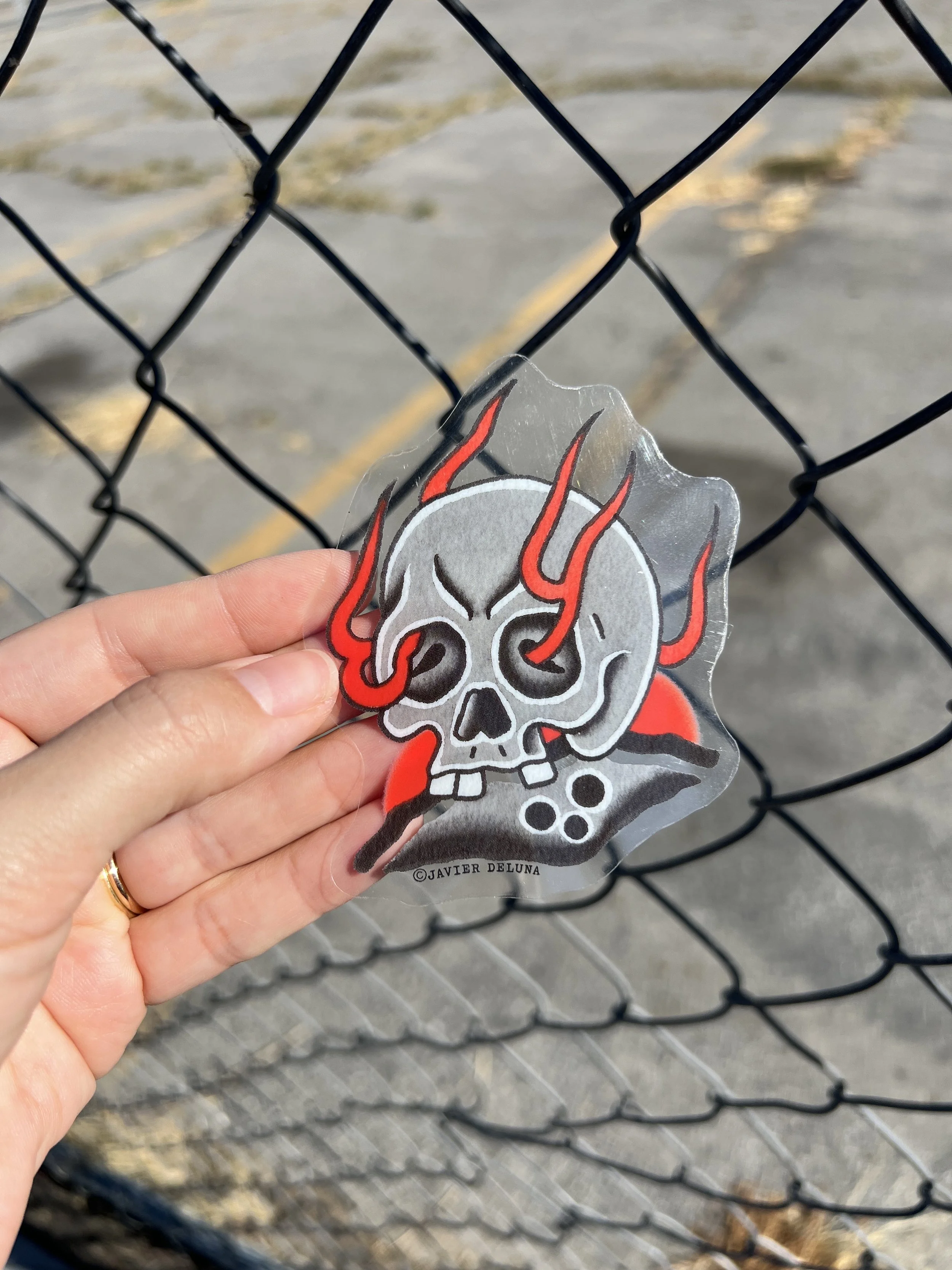 Skull Sticker