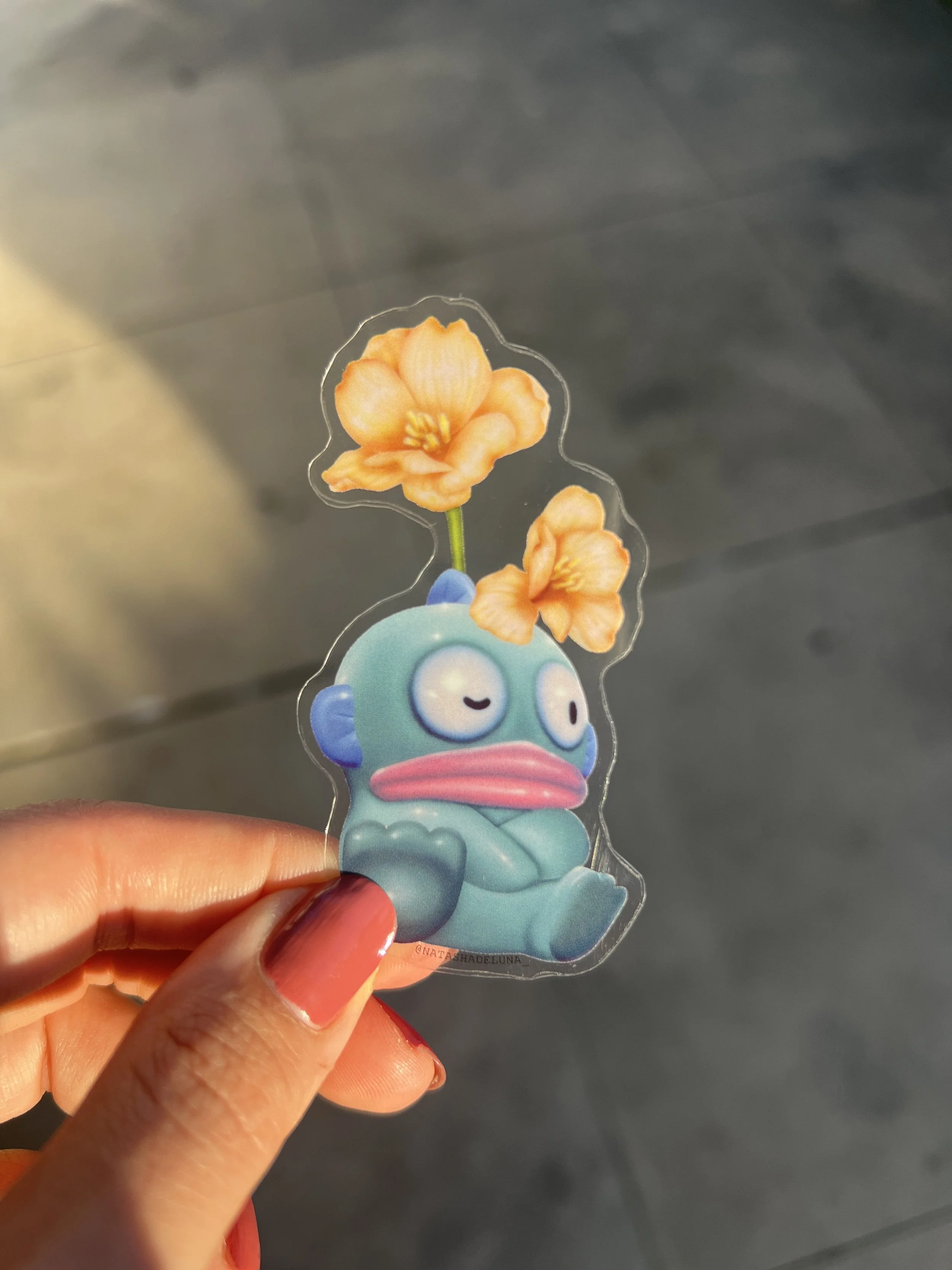 Fishy Floral Sticker