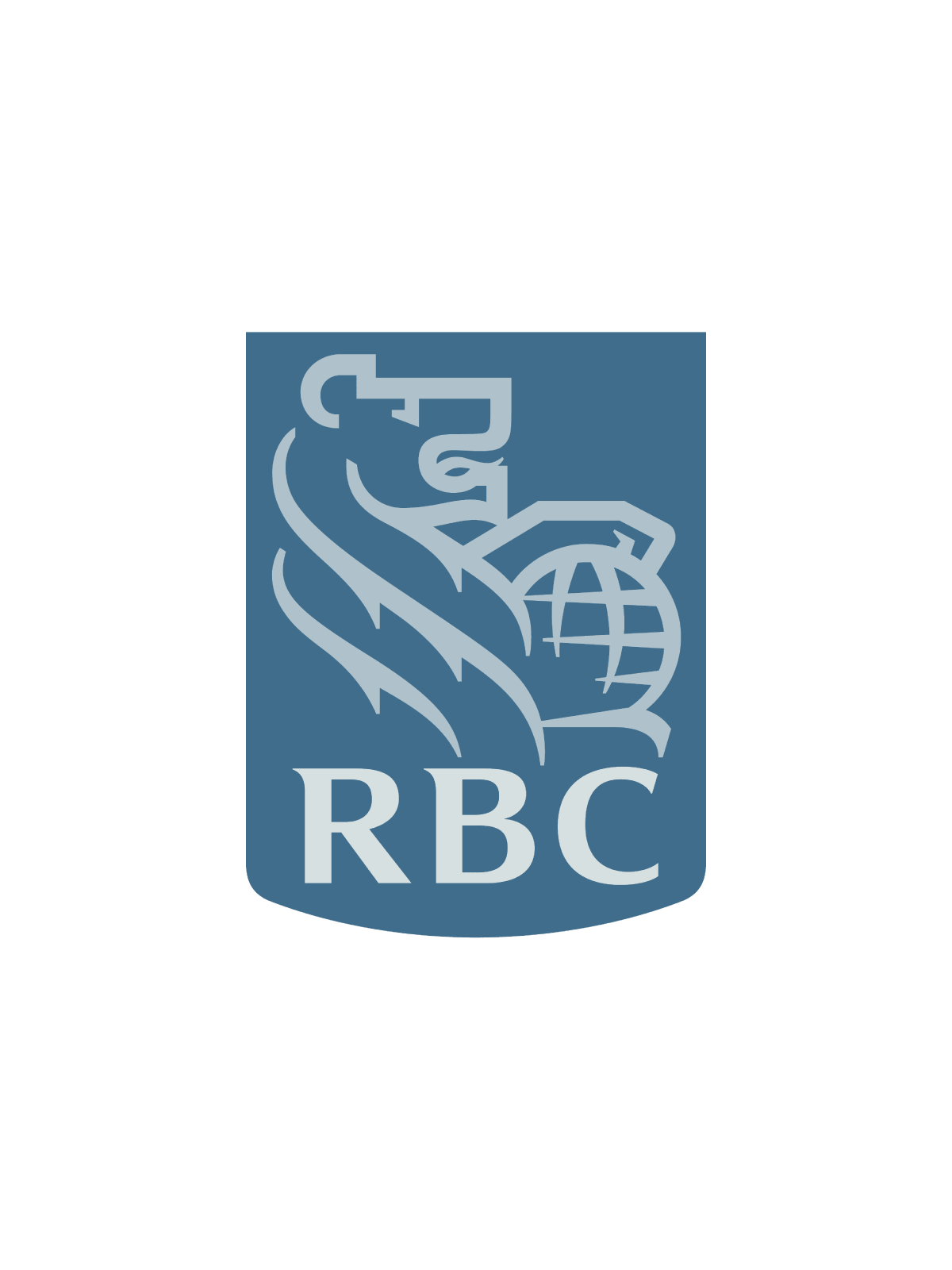 RBC logo with a stylized lion and globe design.