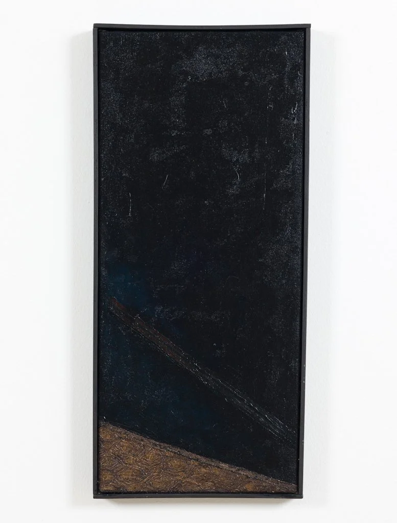 The Basement
Oil on canvas 
23" x 12" with artist made frame
2025