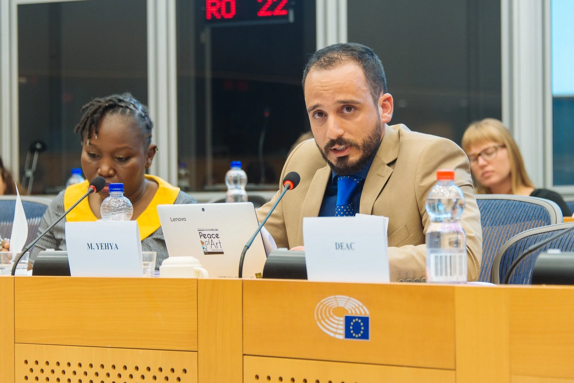 Mahdi Yahya Speaks at the European Parliament on the International Day of Democracy.