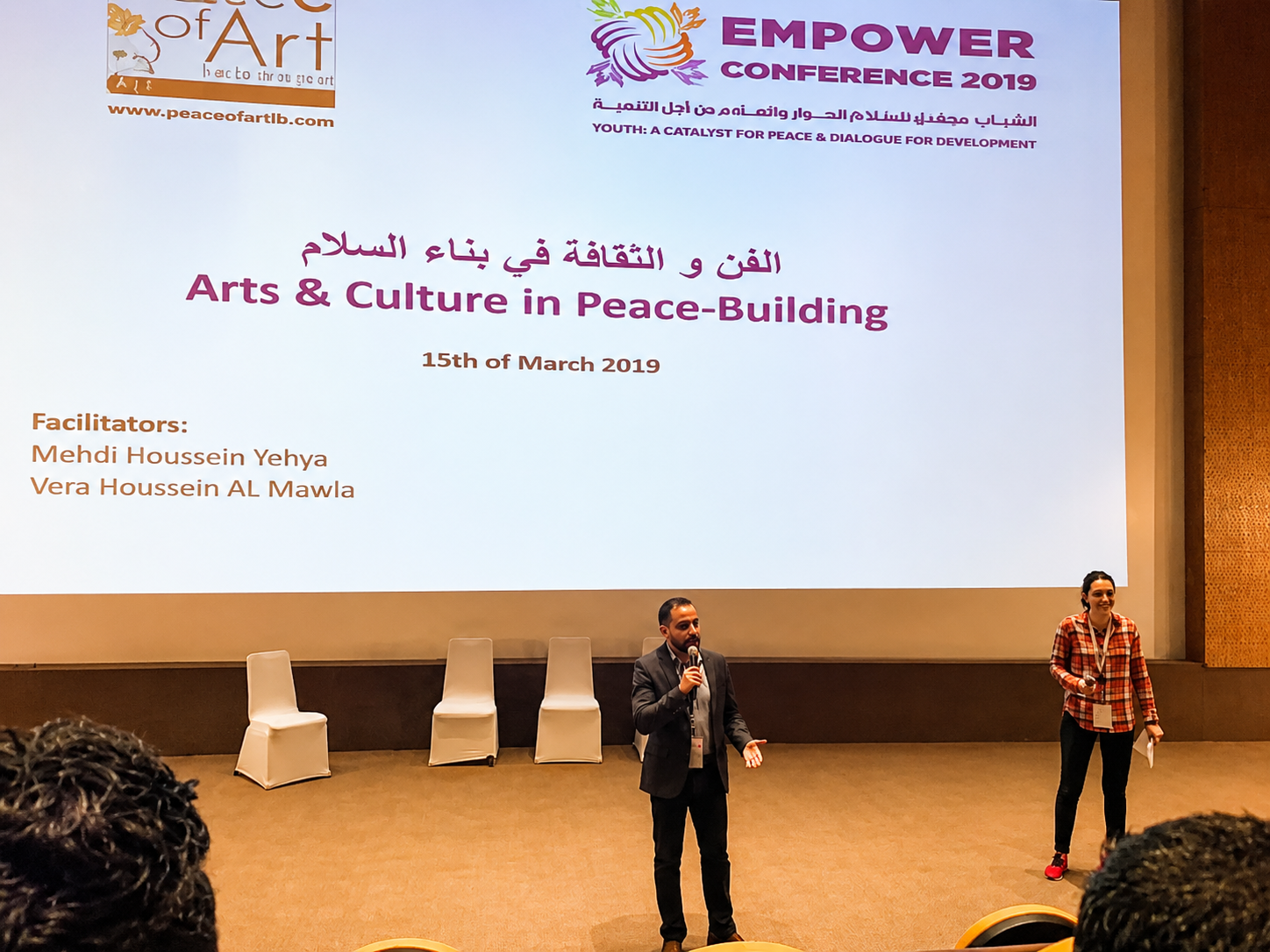 Mahdi Yahya &amp; Vera Al Mawla Facilitate “Arts and Culture in Peace-Building” Workshop at ROTA EMPOWER 2019 in Qatar