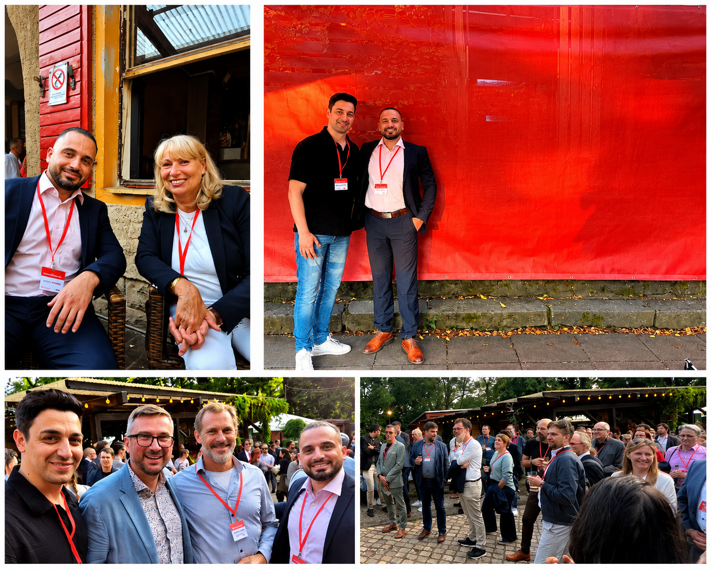 Mahdi Yahya networking with German political leaders and civil society representatives at the SPD Summer Gathering in Dresden, promoting intercultural dialogue, peacebuilding, and international collaboration.