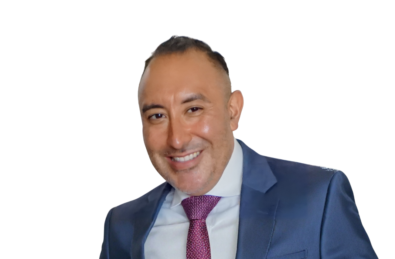 Latino man smiling