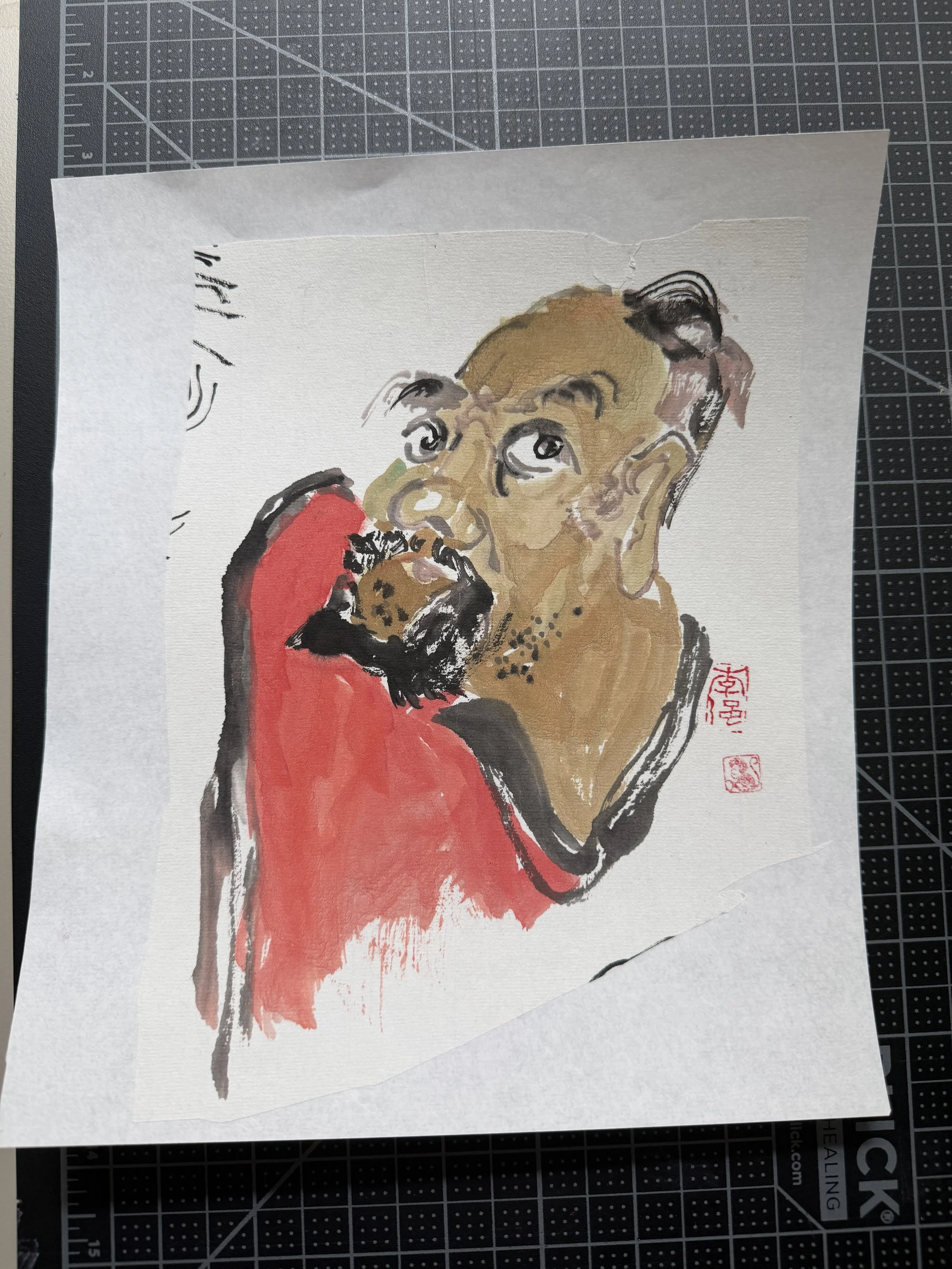 untitled colored painting #4