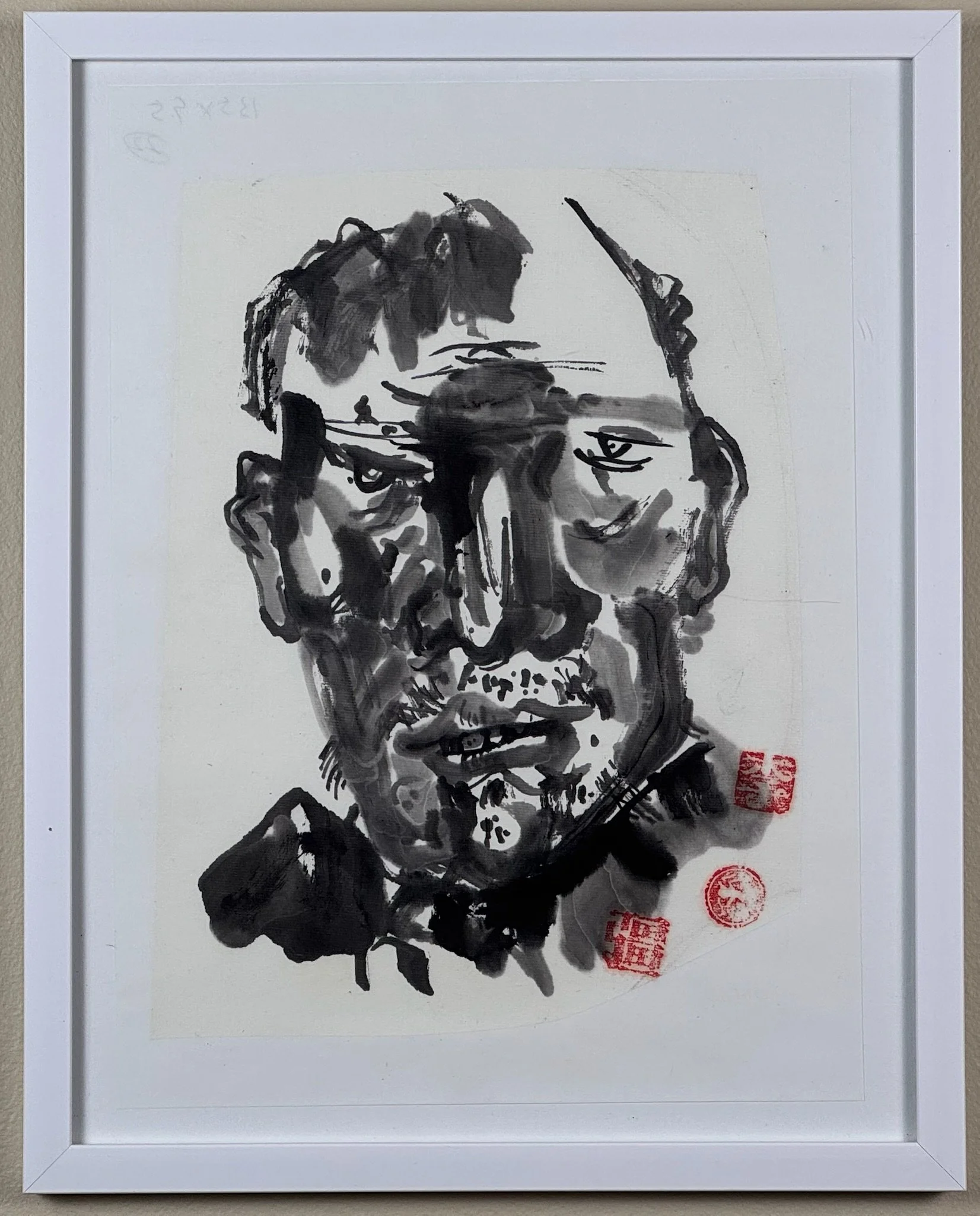 untitled black and white painting #4
