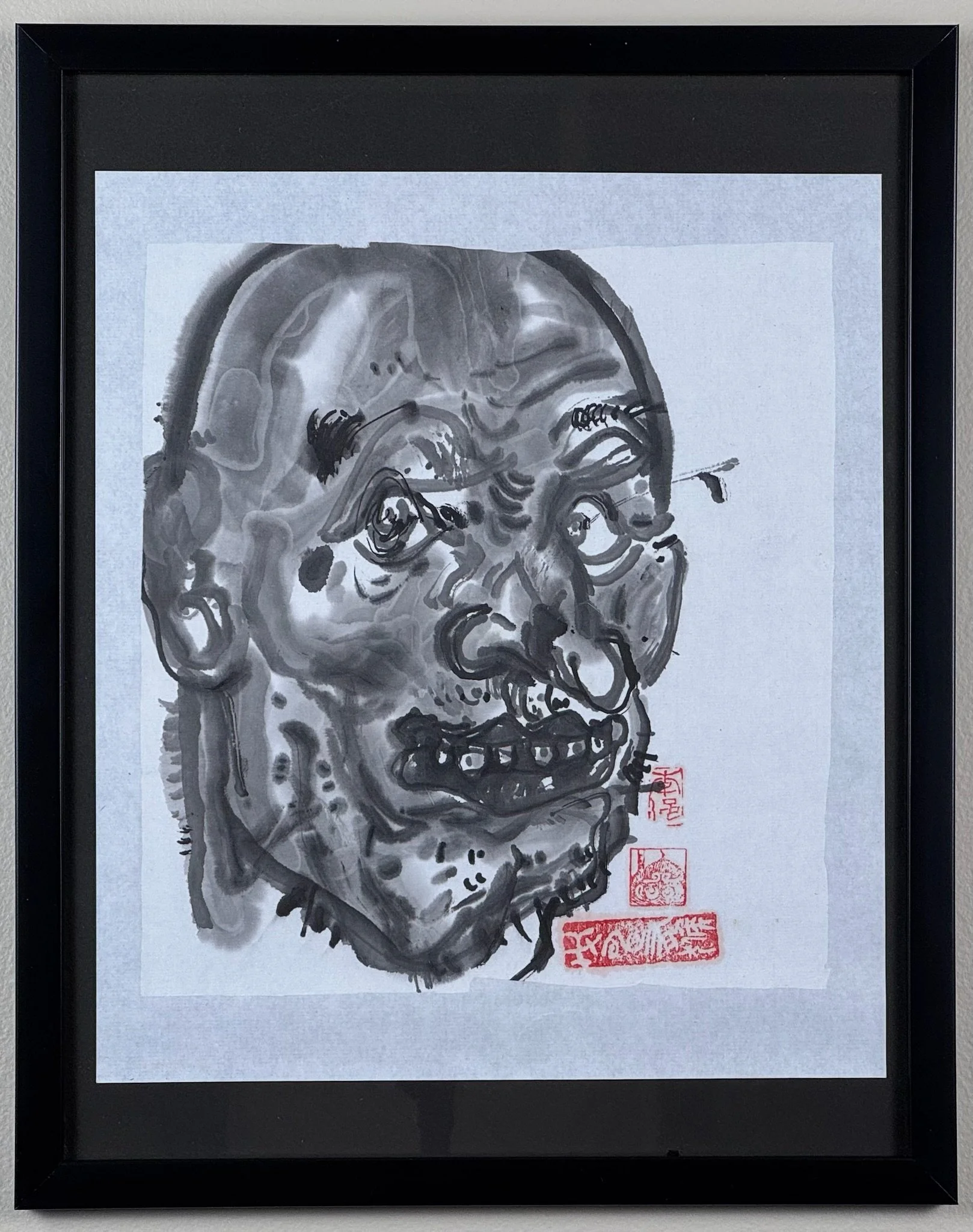 untitled black and white painting #1