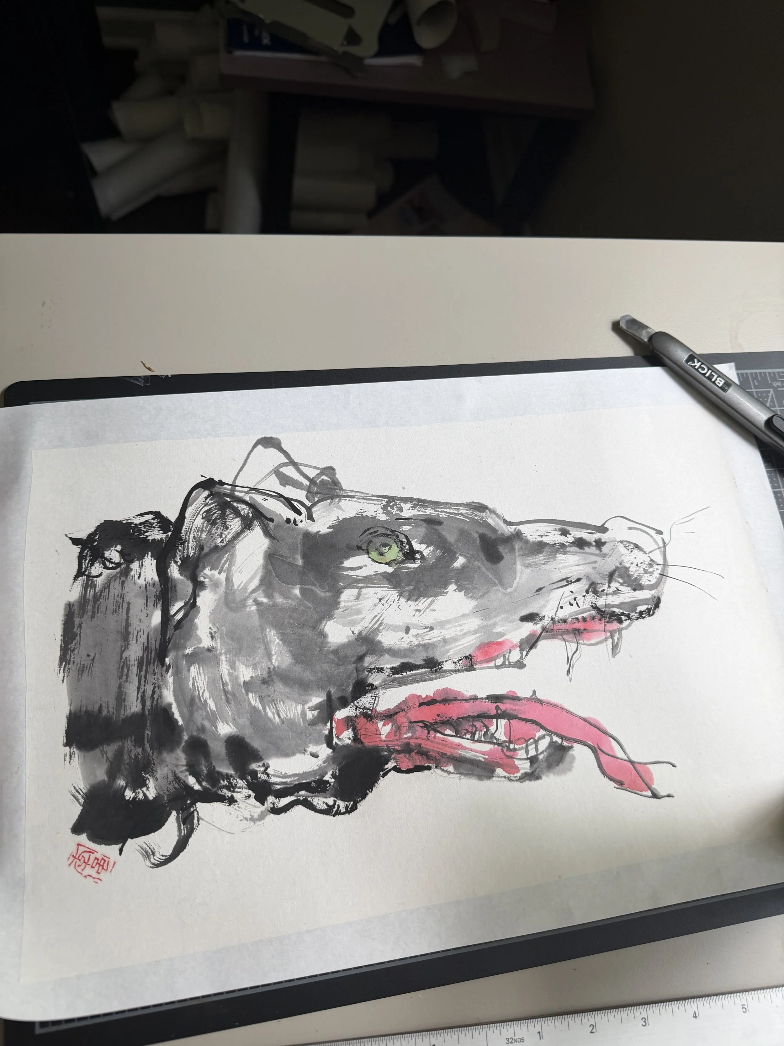 untitled colored painting #2