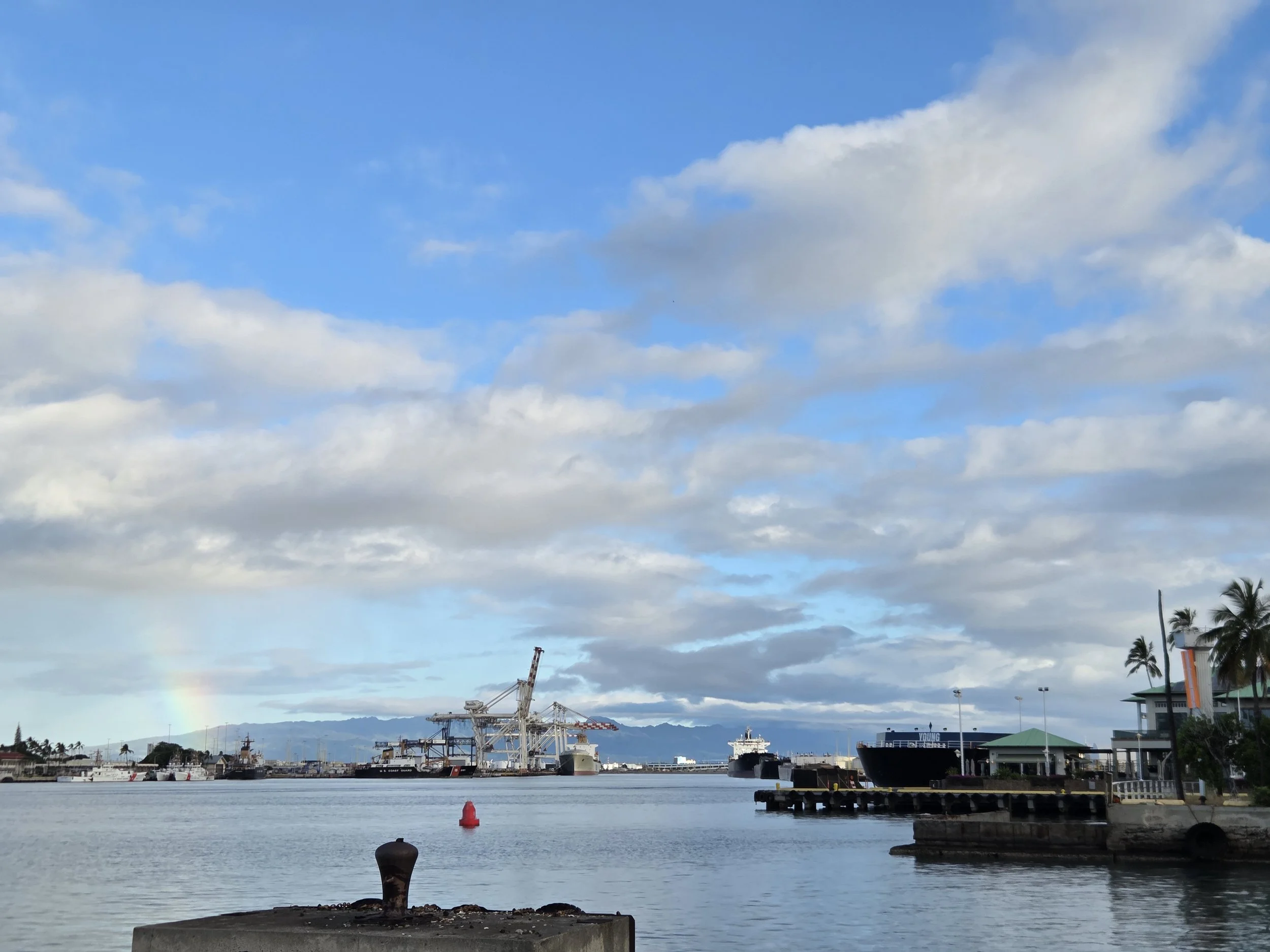Rainbow on the water, 6/14/26