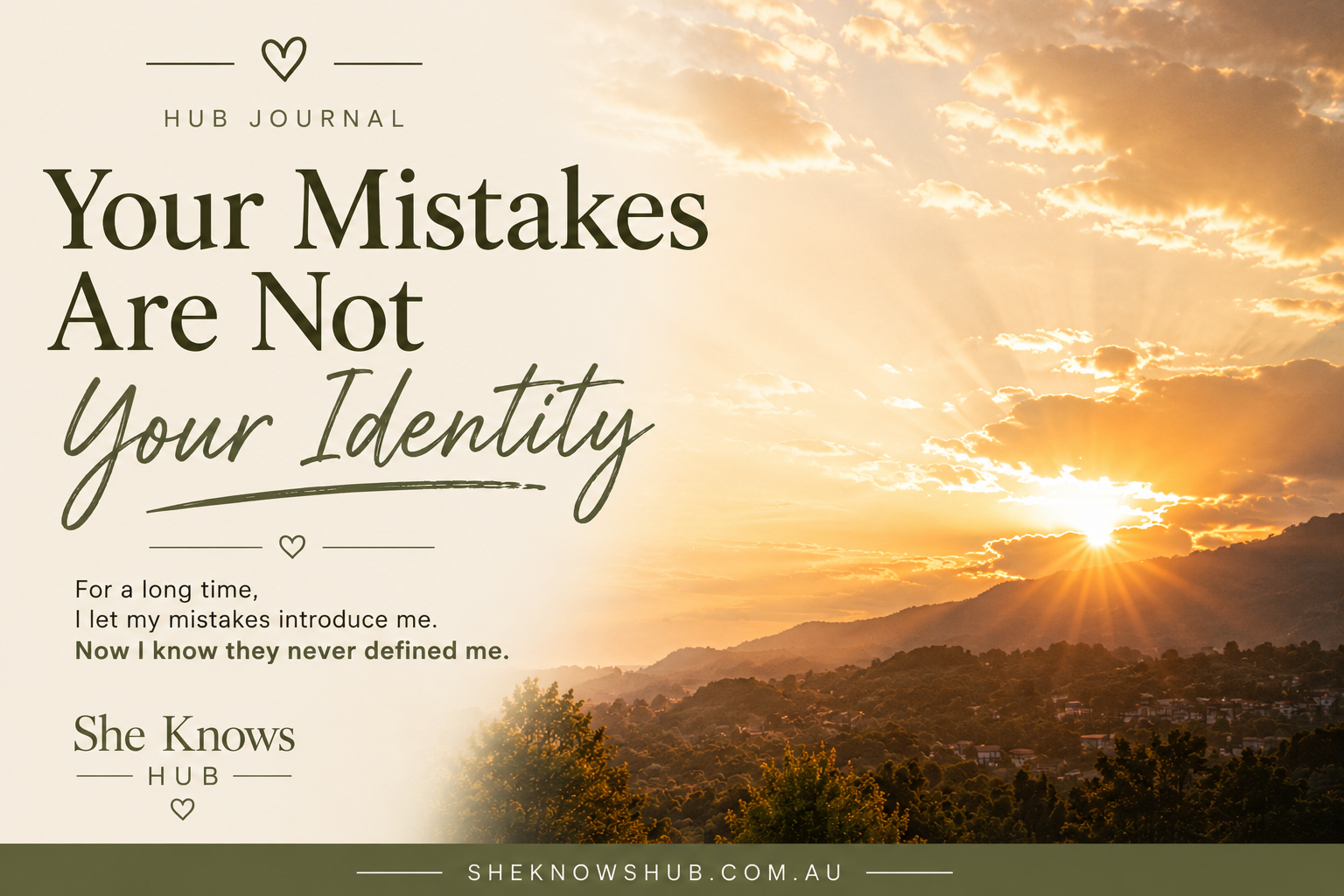 Your Mistakes Are Not Your Identity