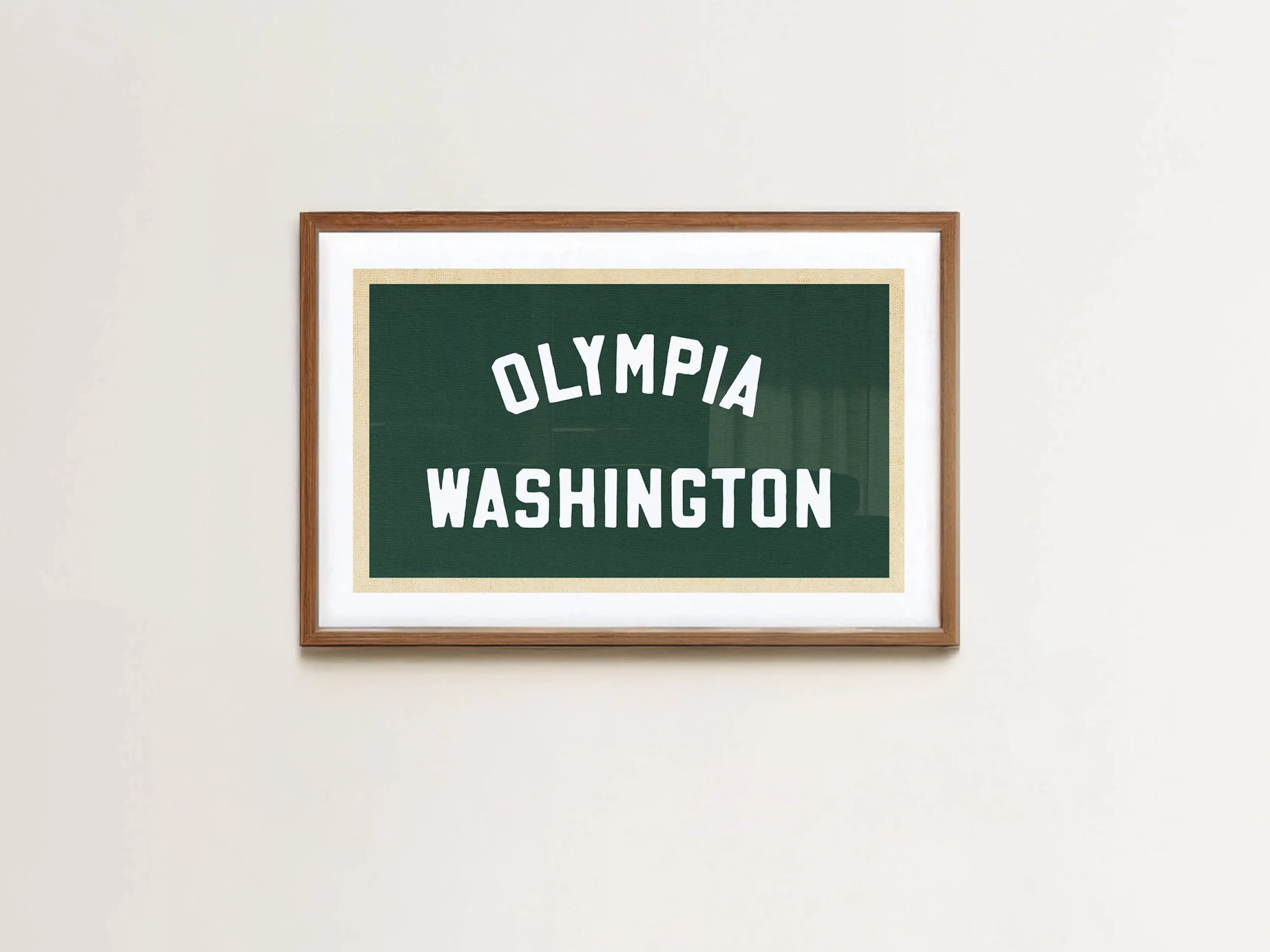 Rustic Olympia Washington Print