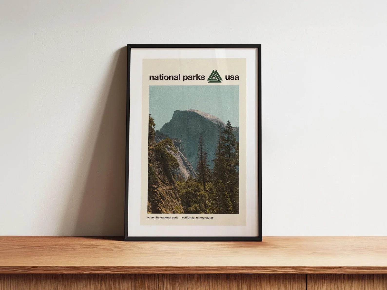 Yosemite National Park — Retro California Poster