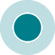 Simple teal background with a white circle in the center.