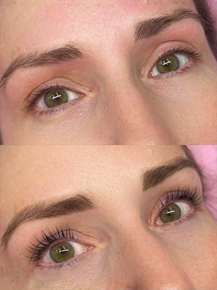 Fuller, darker, beautifully defined ✨

Brows and lashes frame the whole face, and this before and after shows just how transformative the right treatment can be. Our experienced lash and brow artists take time to shape, tint and enhance in a way that