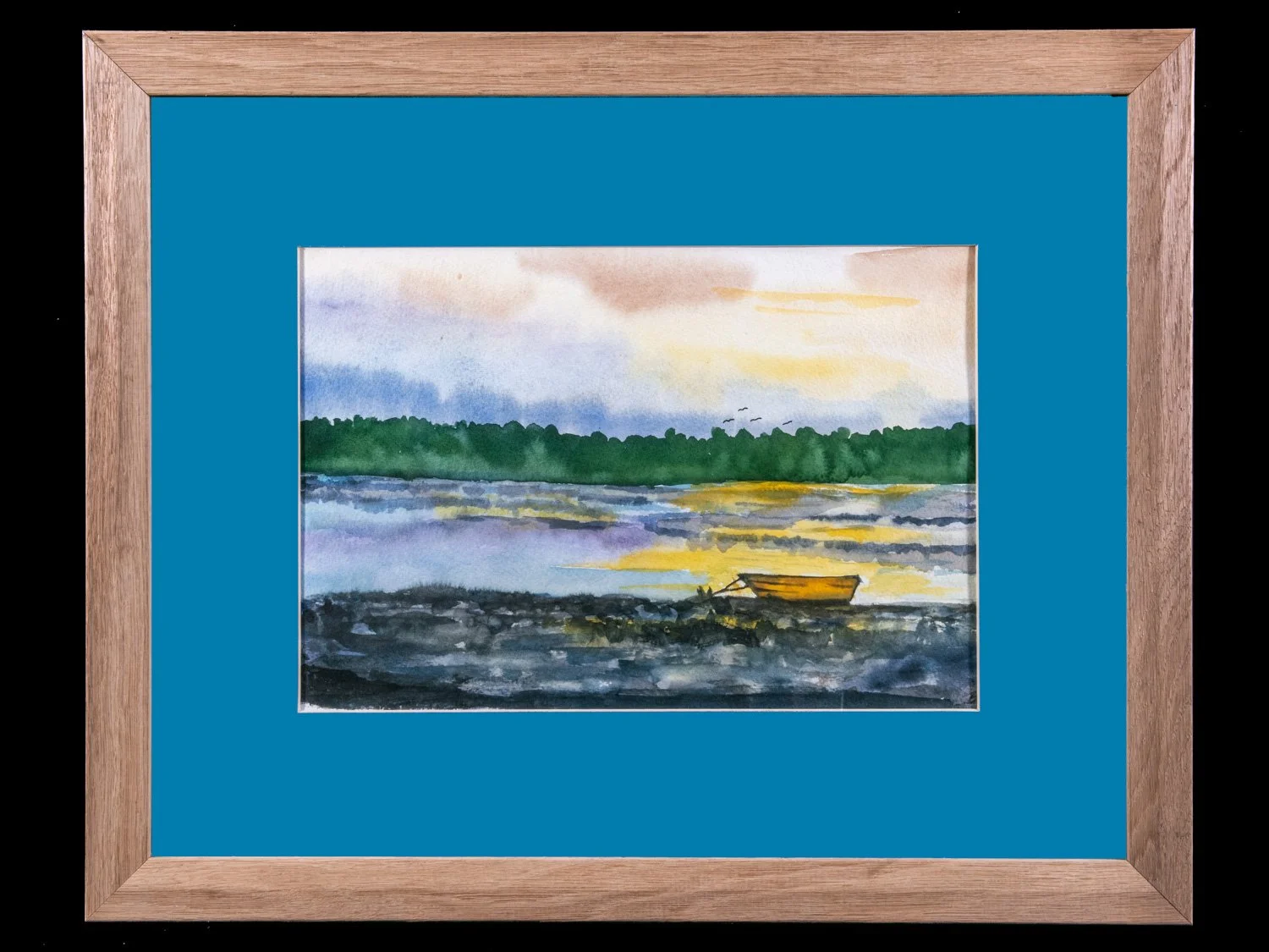 Original Water Colour Solid Oak frame Approx 48*43cms £150