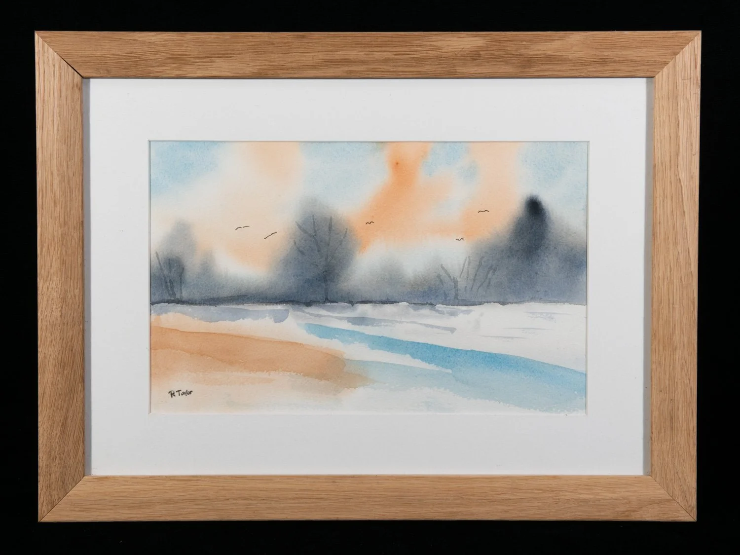 Original Water Colour Solid Oak frame Approx 47*35cms £120