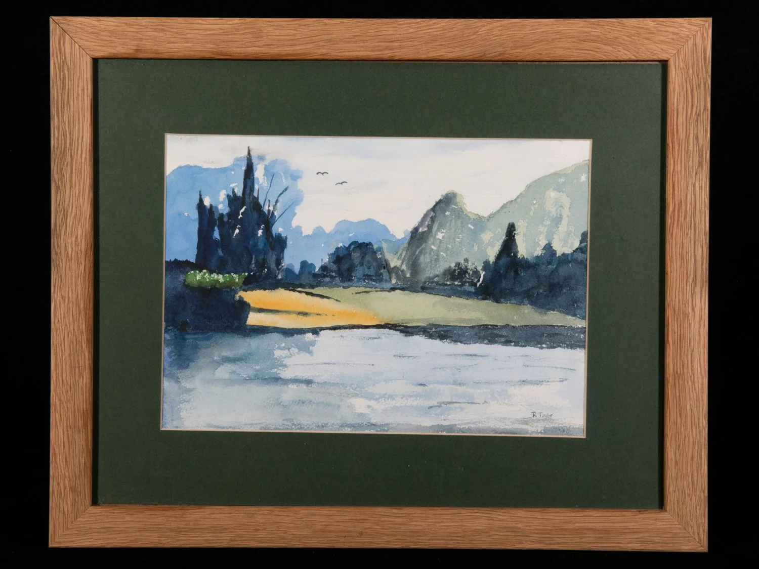 Original Water Colour Solid Oak frame Approx 52*42cms £150