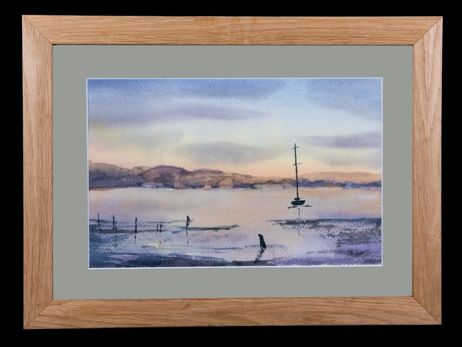 Original Water Colour Solid Oak frame Approx 48*35cms £120