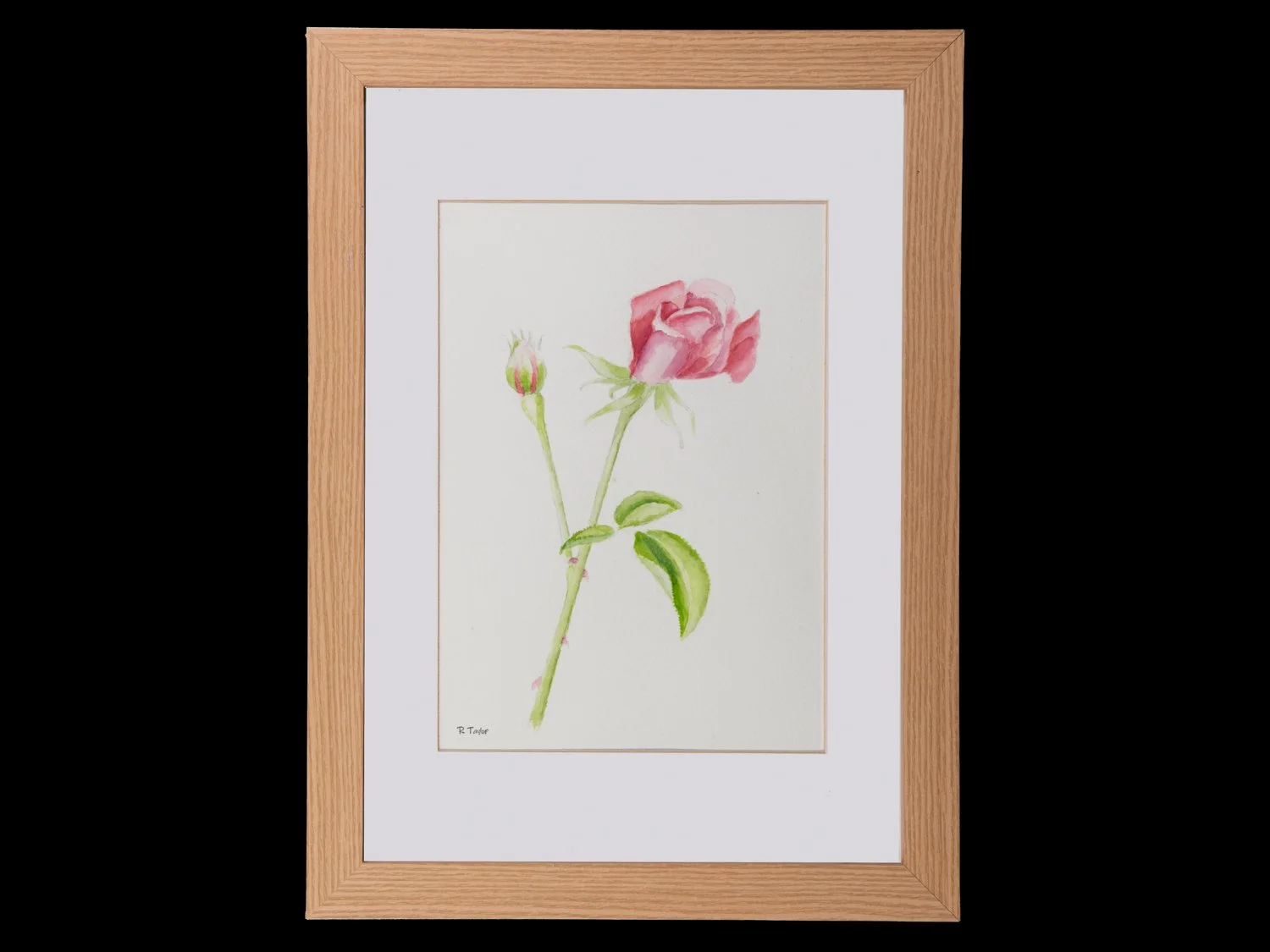 Original Water Light Oak frame Approx 36*46cms £90