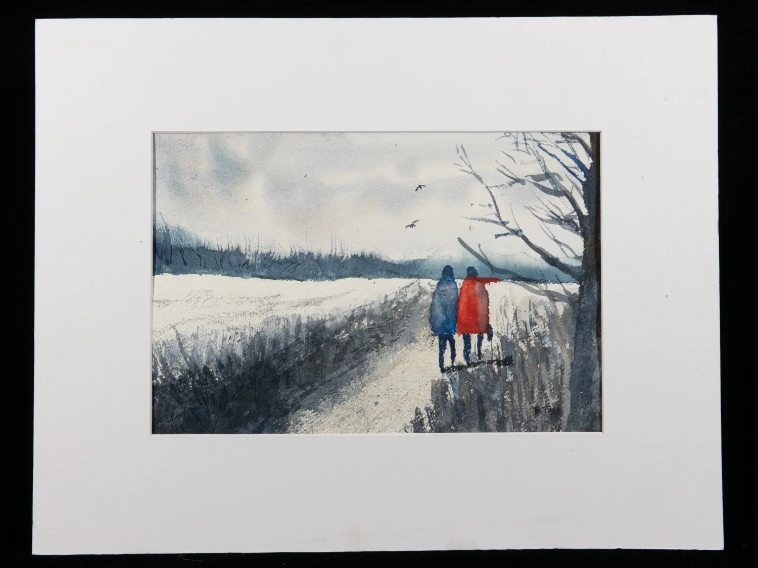 Mounted Original Water Colour  approx 45*35 cms  £60