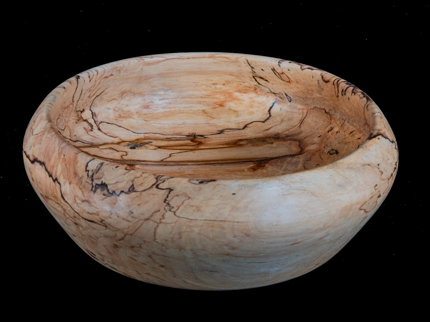 Bowl Spalted Beech  Approx 35 cms £60