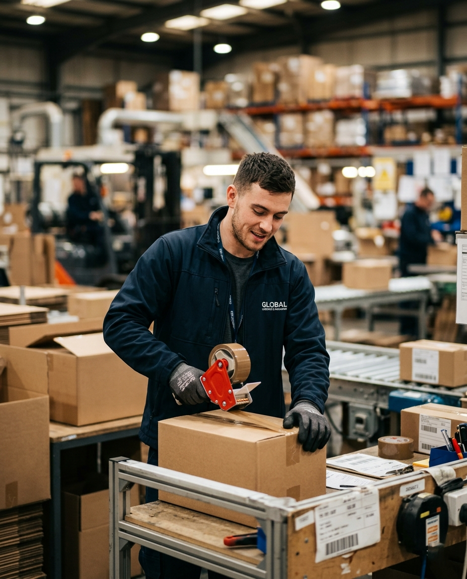 Nauwkeurige verwerking en sortering van pakketten