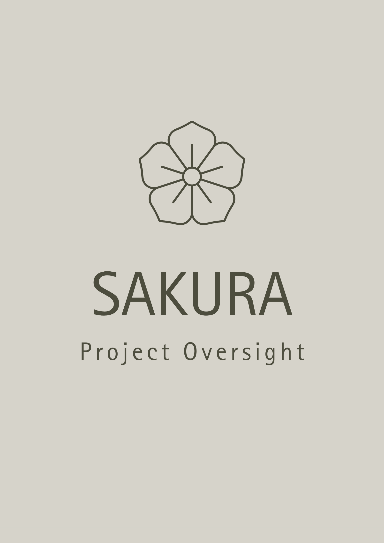Sakura garden design project oversight service