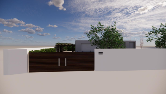 3D Concept - Property entrance.