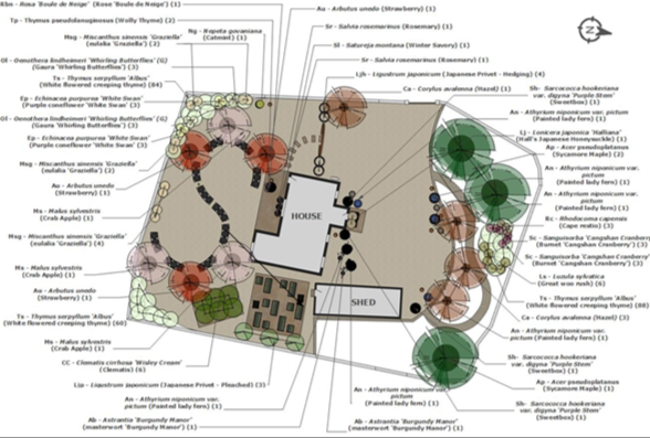 Planting plan.