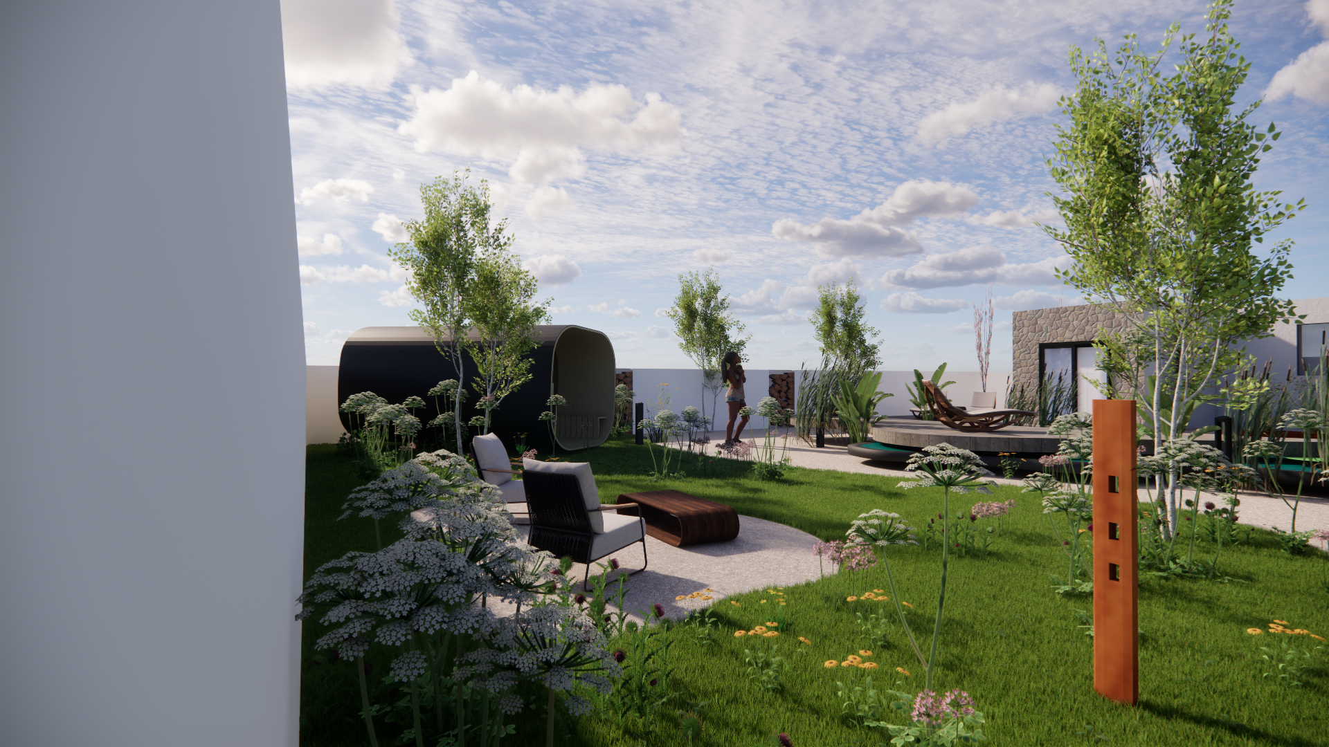 3D Concept - Rear Garden.
