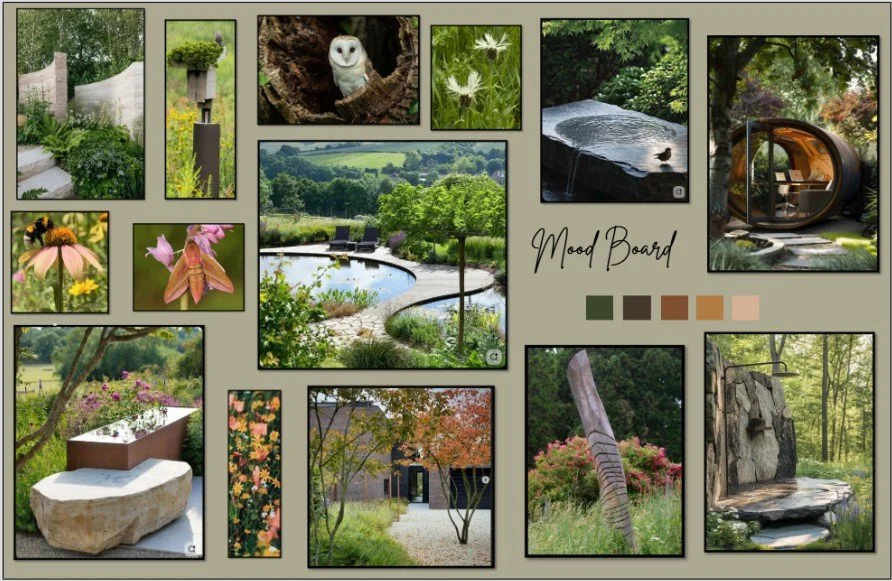 Mood board.