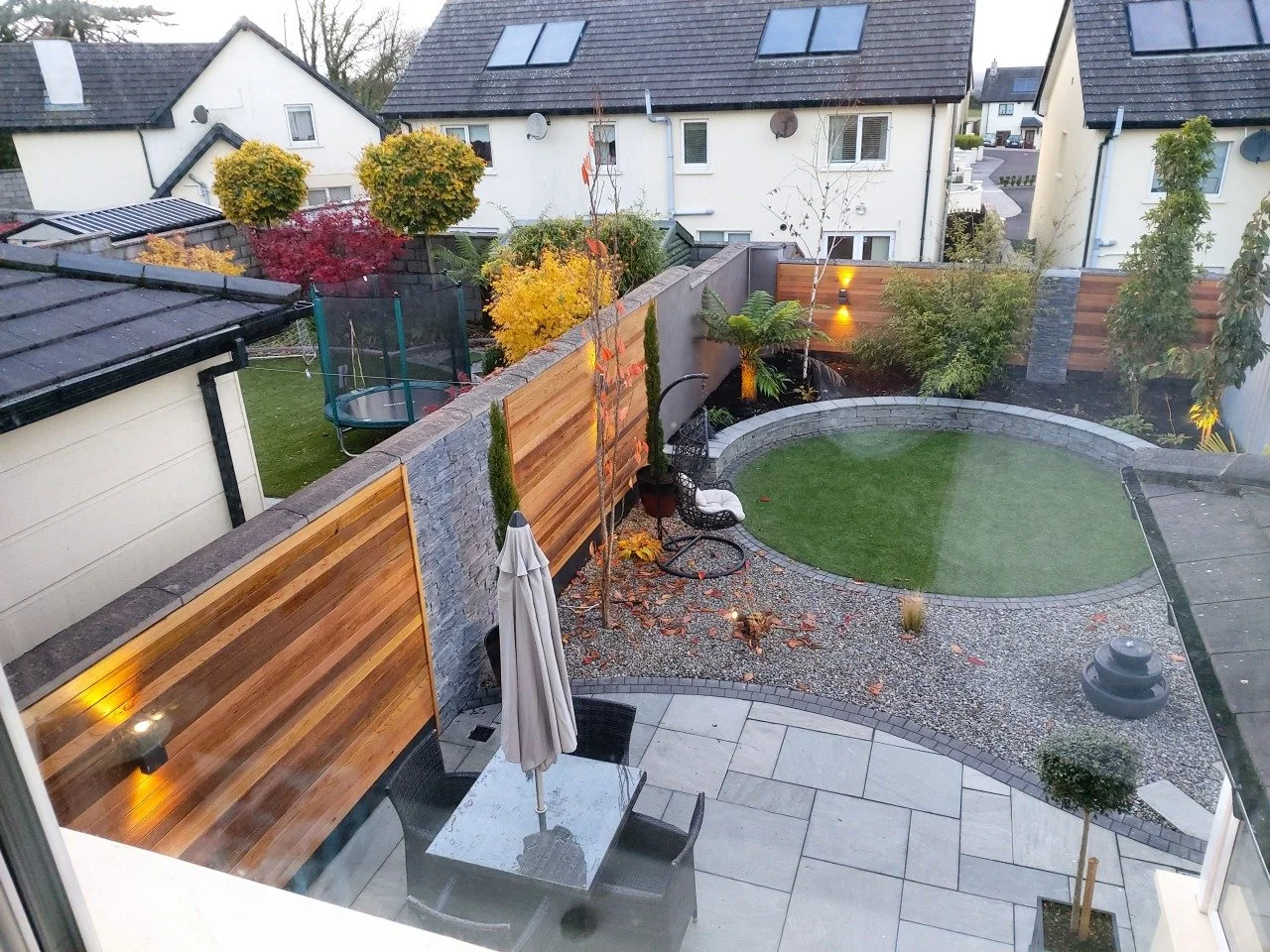 View from upstairs bedroom.