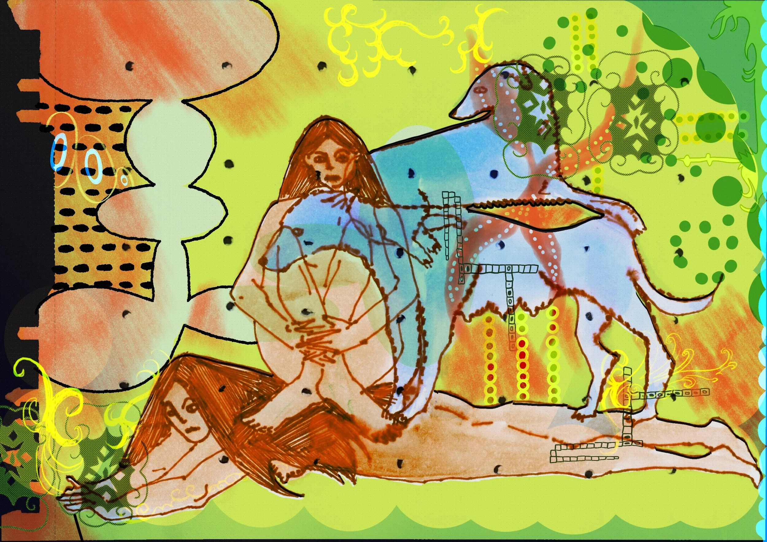 Image inspired by Hermes' aesthetic
