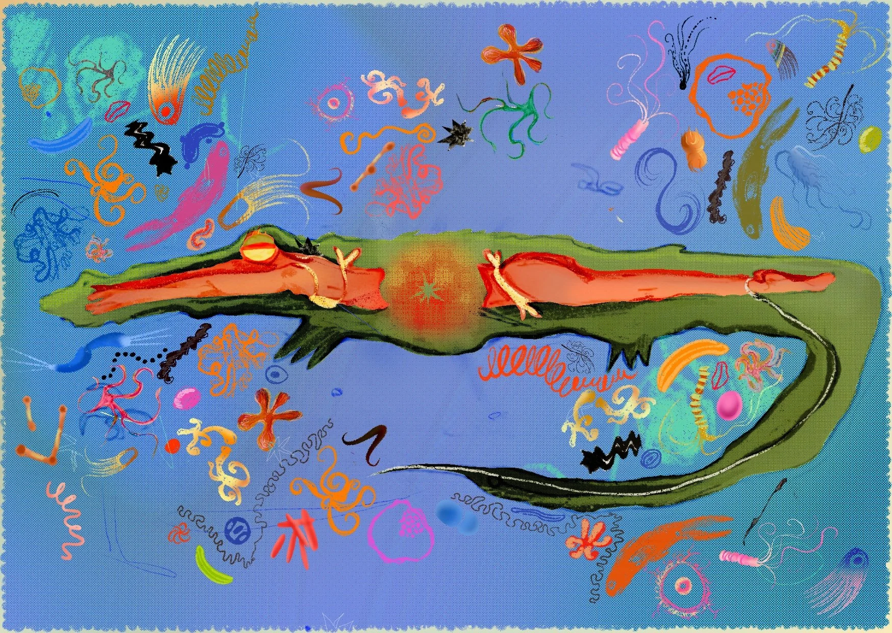 Design from an illustration project "Bourdain"