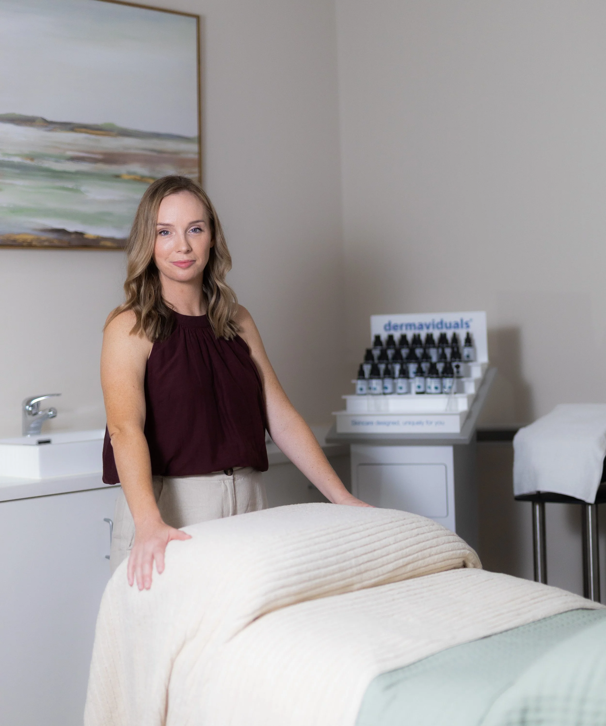 Niamh, corneotherapist, 20 years experience as a dermal therapist and the founder of Solas Skin Maroochydore, Sunshine Coast.