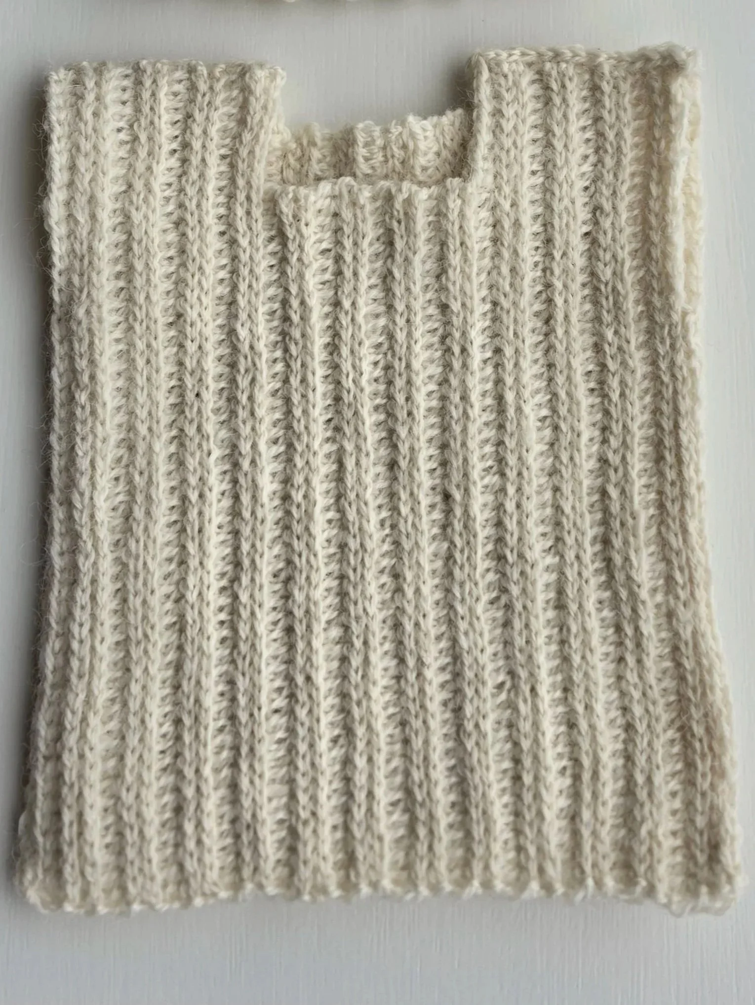 Baby Vest - Cream (100% Wool)