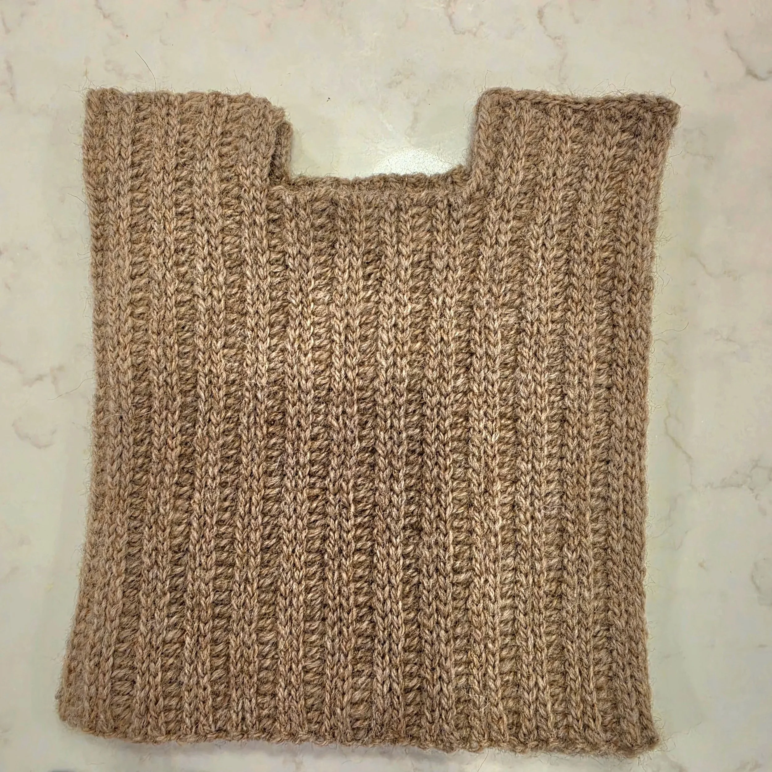 Baby Vest - Tan  (75% Merino 25% Alpaca)