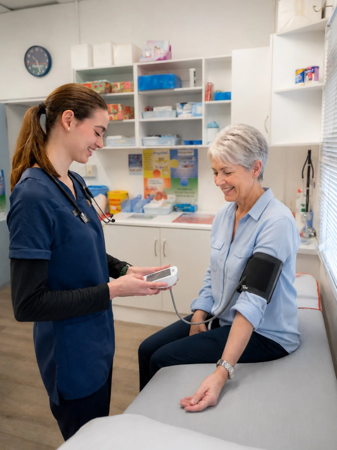 Good health starts with knowing your numbers.

A Vitality Health Check at our clinic is quick, convenient and gives you valuable insight into your overall health.

From blood pressure and cholesterol to blood glucose, BMI and lifestyle assessments, o
