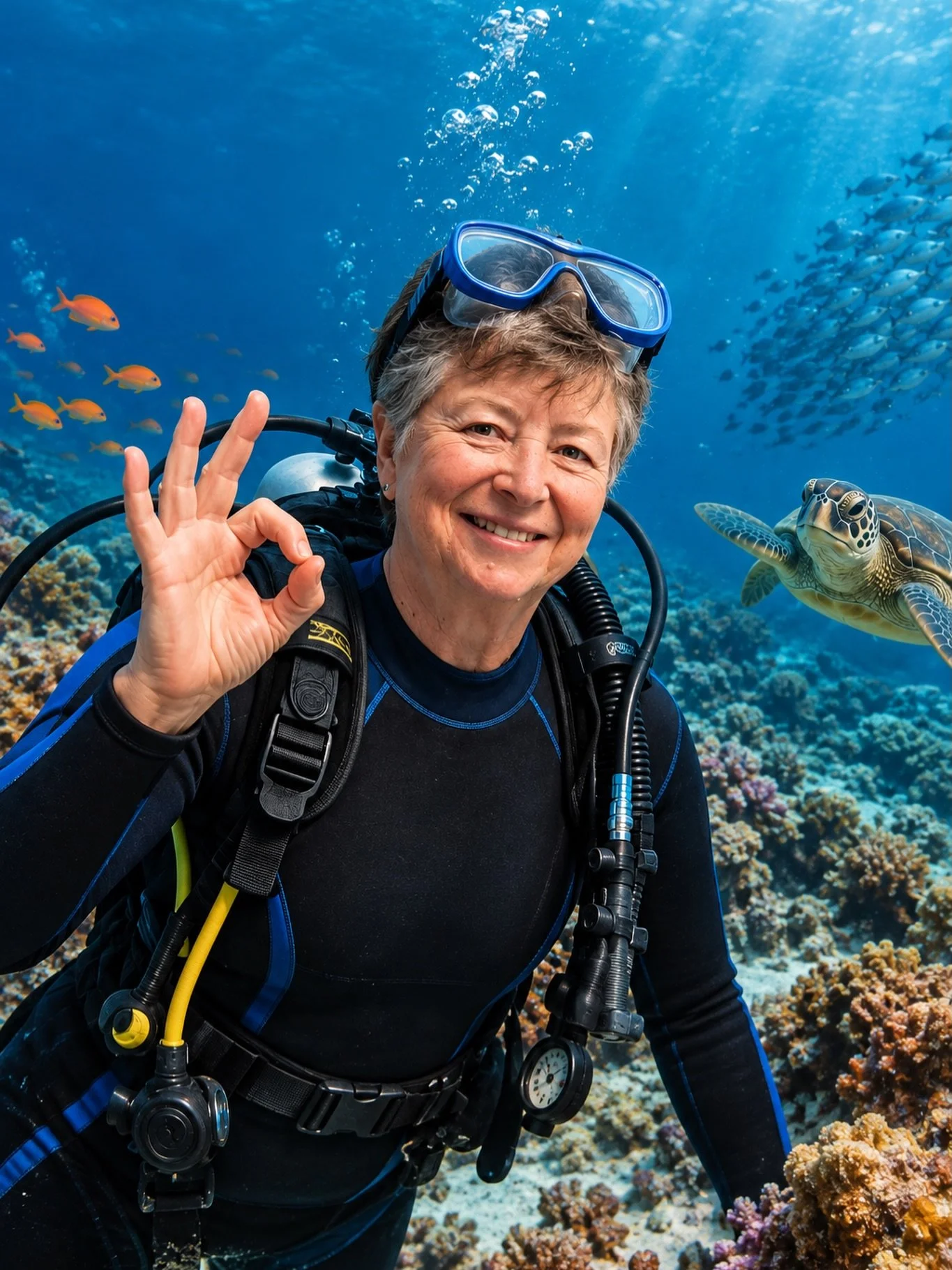 If Dawn had chosen a different career, you might have found her somewhere under the sea. 

She says she probably would have pursued a career in marine biology. 

Luckily for us, she chose pharmacy instead. 

Just another little glimpse into the peopl