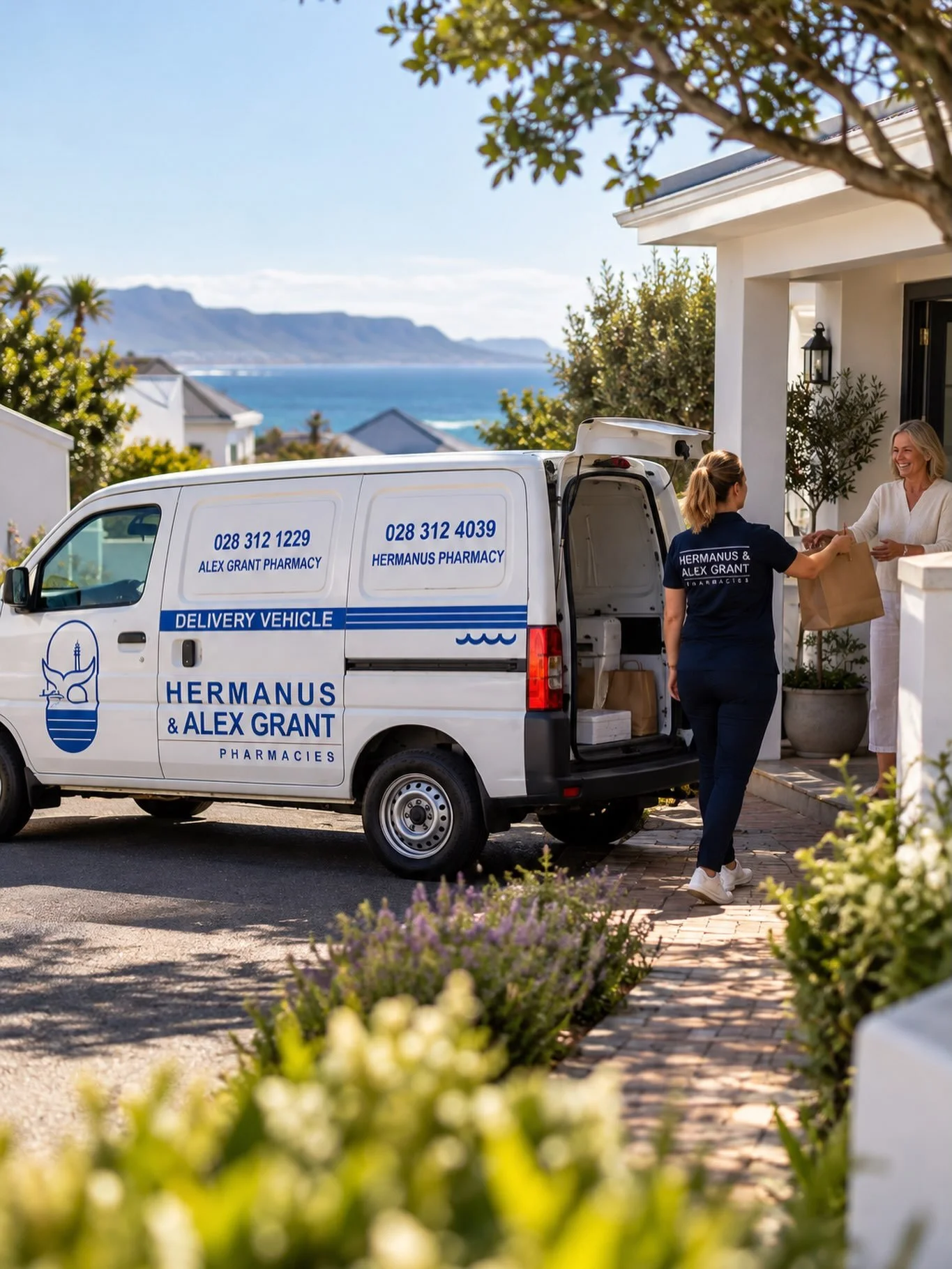 Your medication, delivered straight to your door.

At Hermanus Pharmacy and Alex Grant Pharmacy, we&rsquo;re making it a little easier to get what you need without having to leave home.

Speak to our team about our convenient delivery service and we&