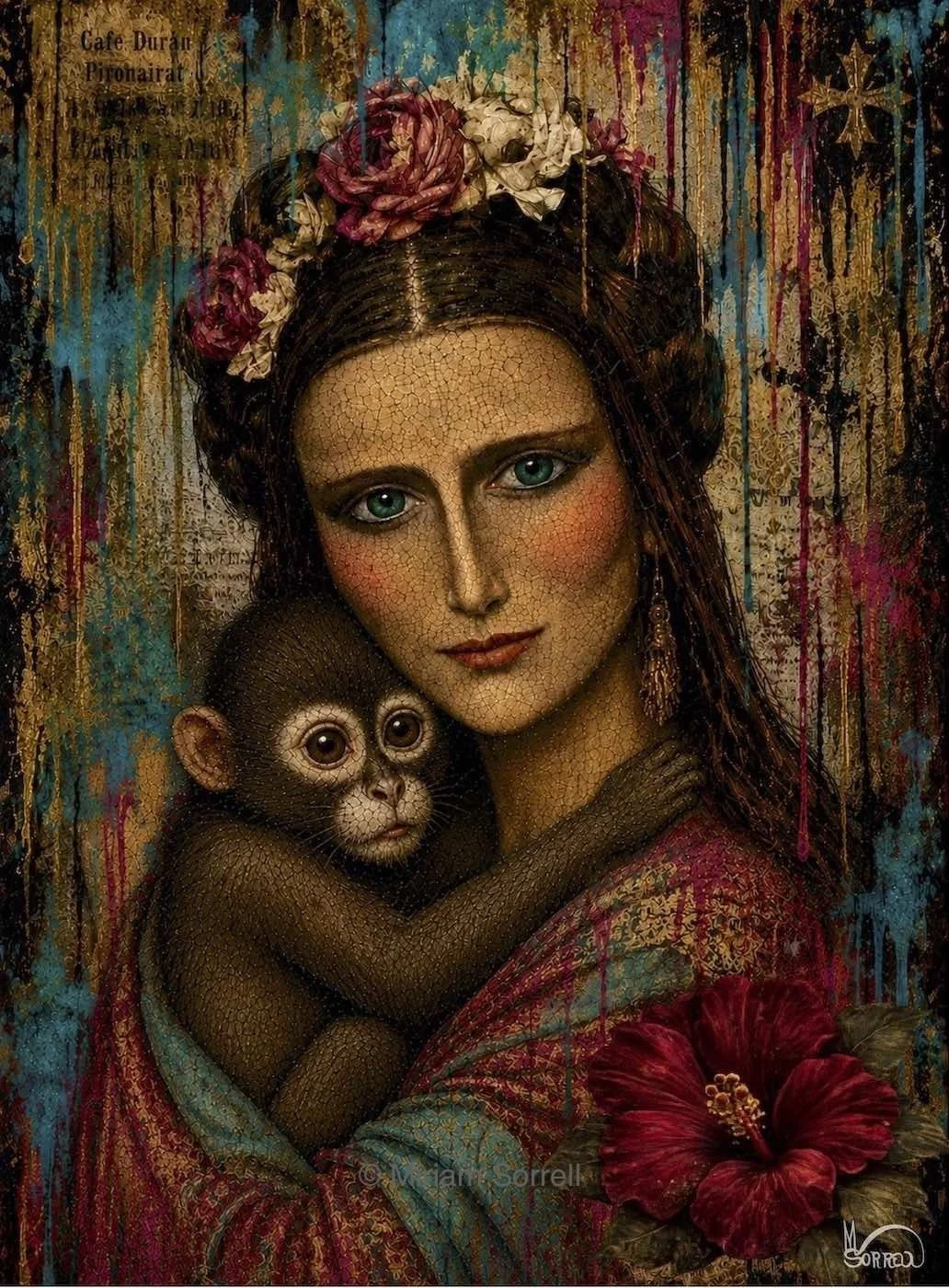 The Lady & Her Monkey I