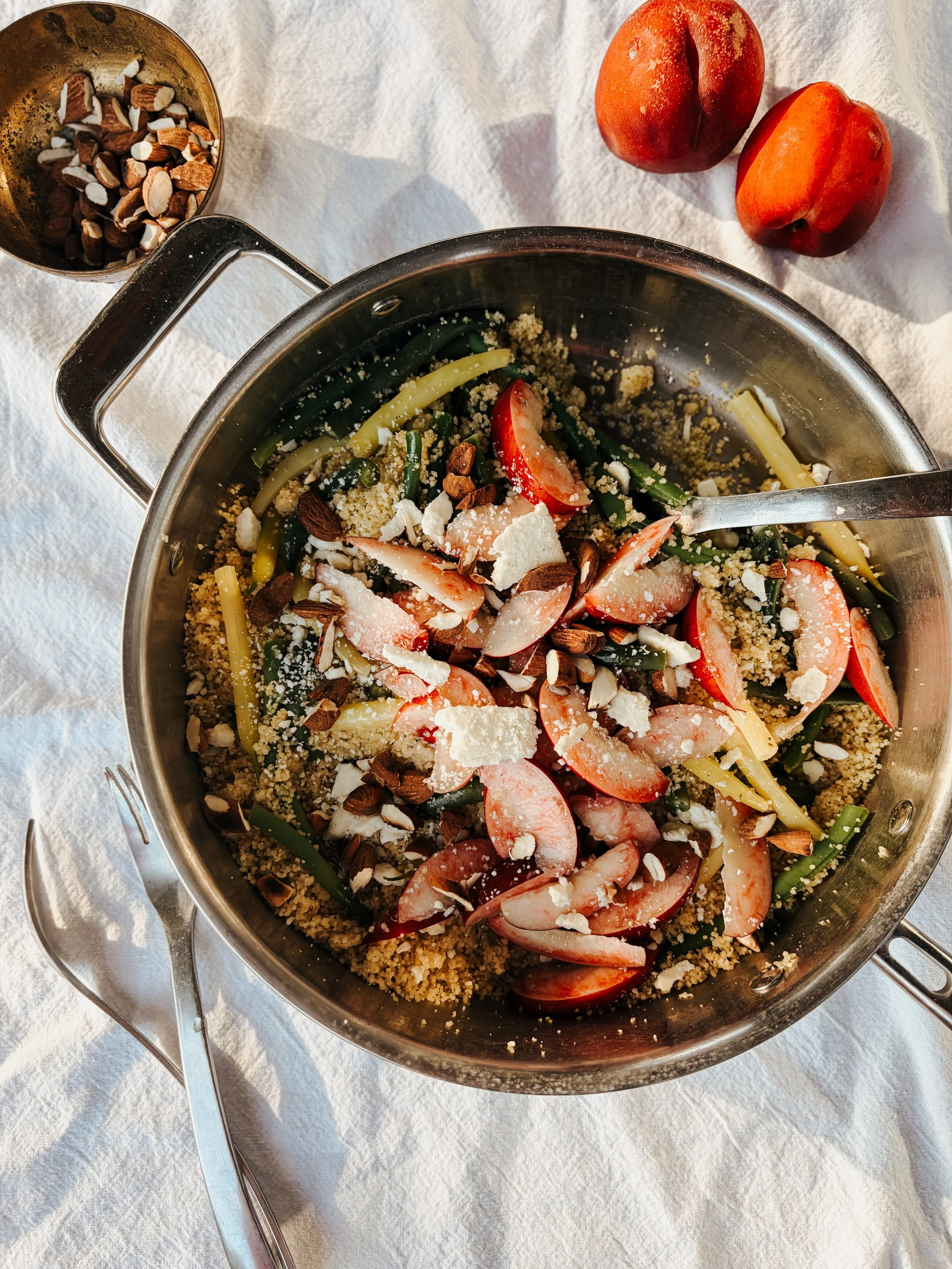 Nectarine Summer Couscous salad recipe