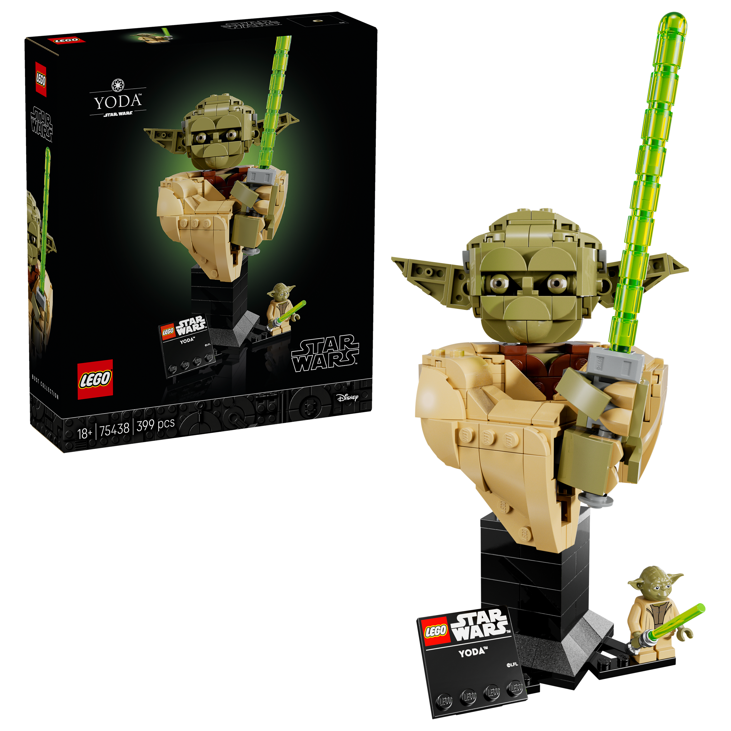 LEGO Star Wars: Attack of the Clones Yoda Bust 75438