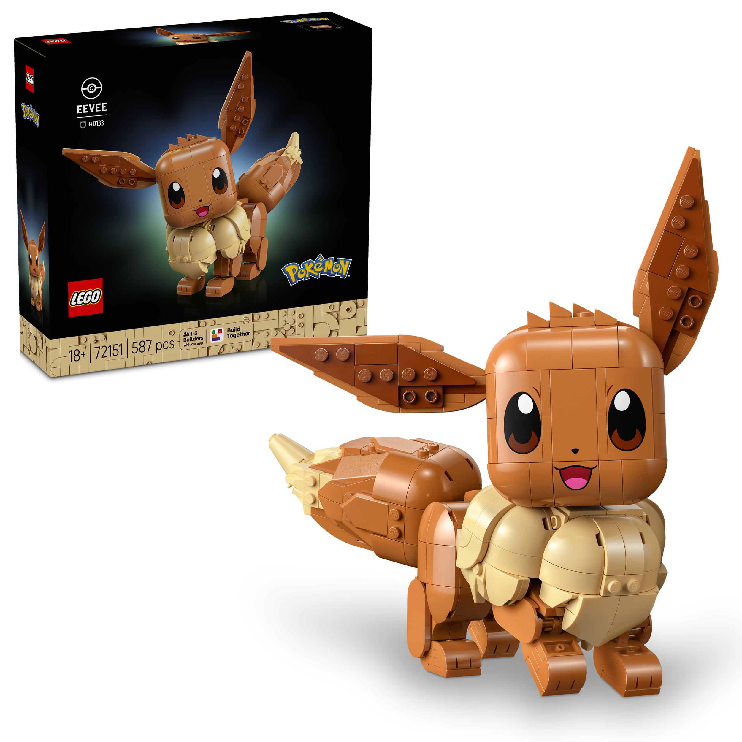 LEGO Pokémon Eevee Building Set 72151