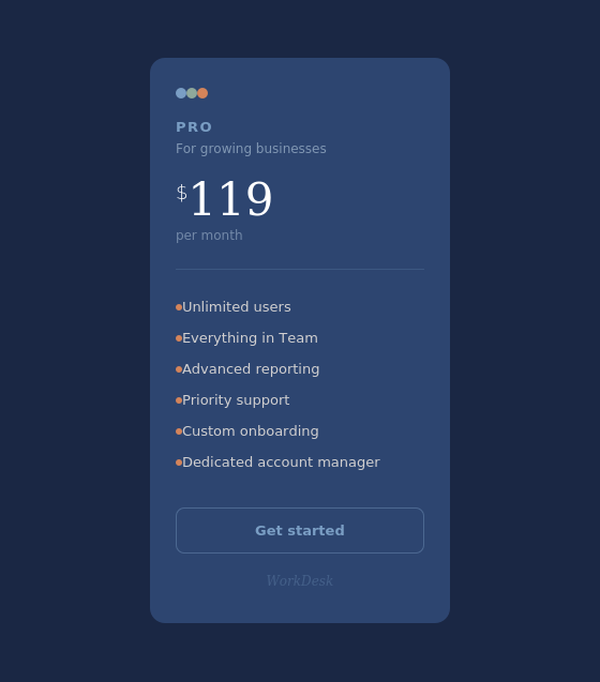 Pro — For growing businesses
