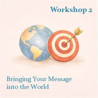 Logo for Your Book as Strategy: Workshop 2, bringing your message into the world, in partnership with Village of Care Press