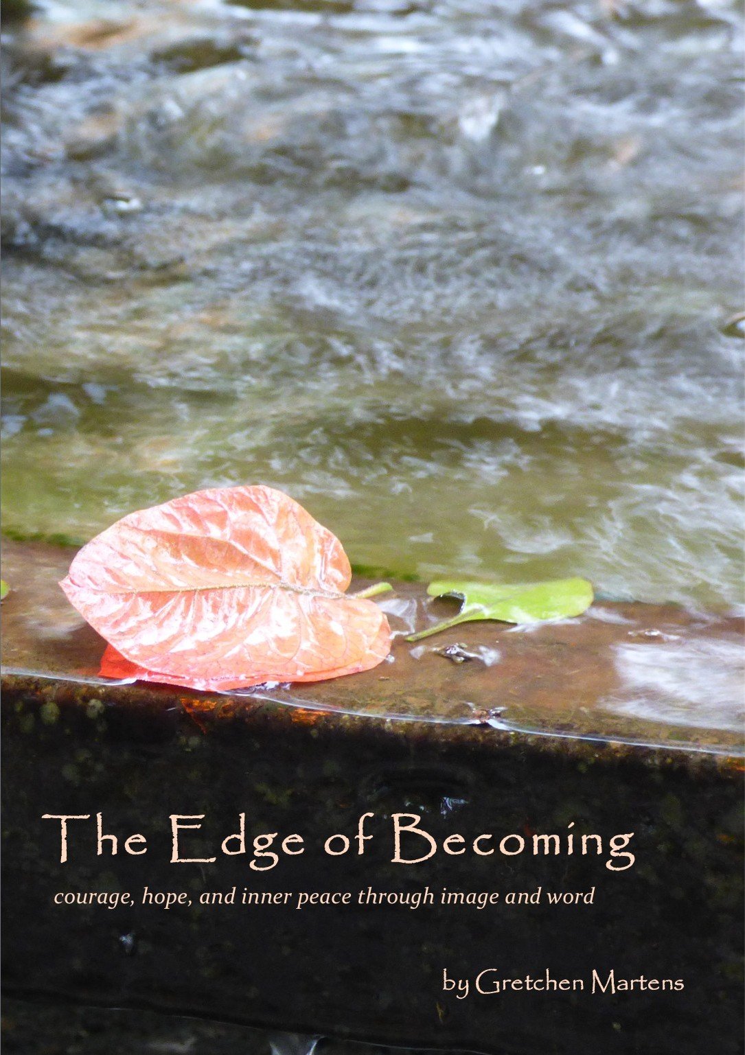 Cover of the book The Edge of Becoming: courage, hope, and inner peace by Gretchen Martens
