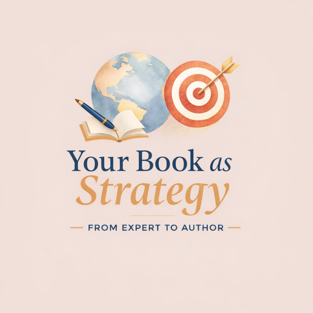 Logo for Your Book as Strategy, workshops for new and emerging authors on book publishing