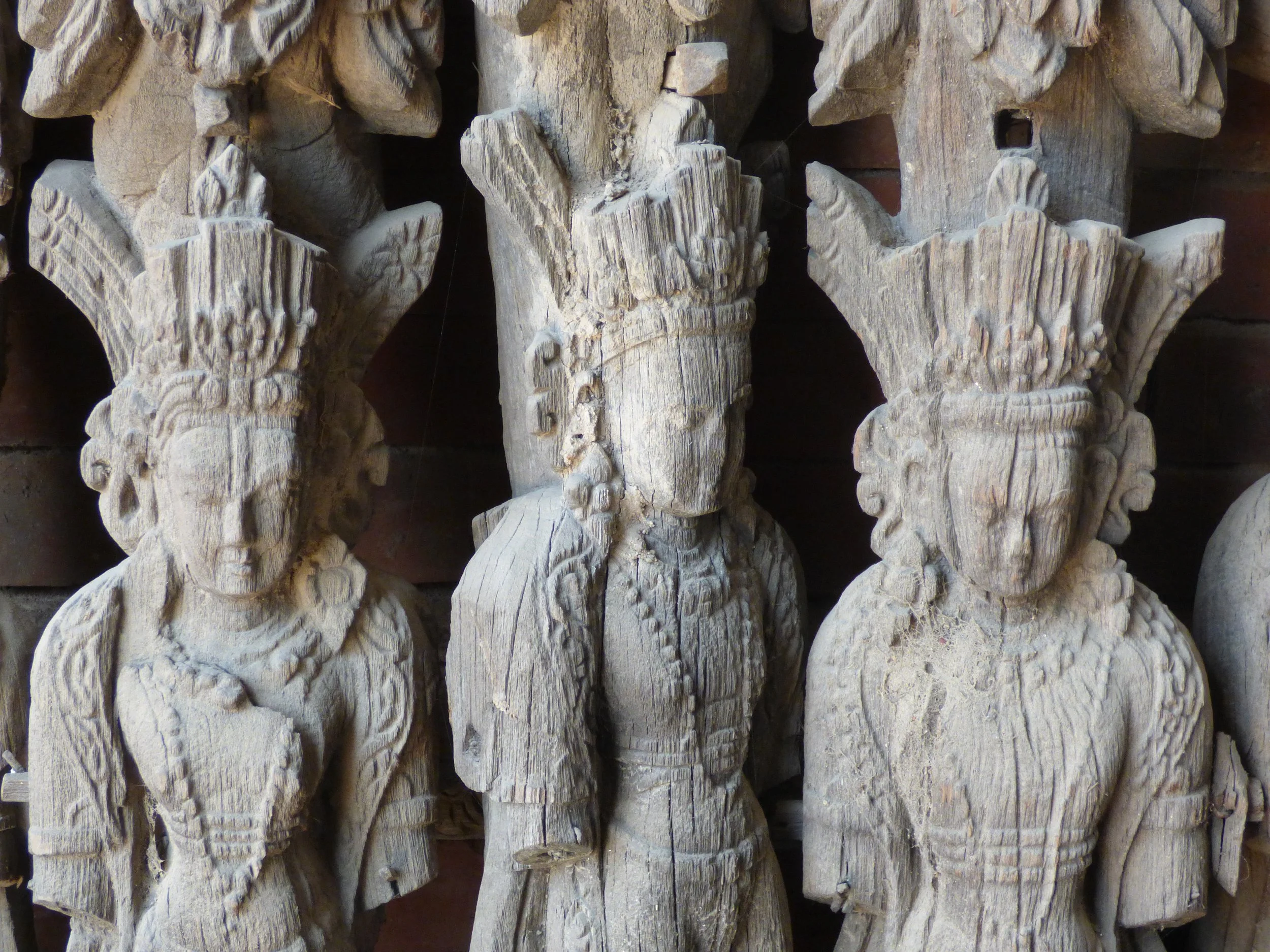 Photo by Gretchen Martens of a series of doorways from a temple in India representing her offerings